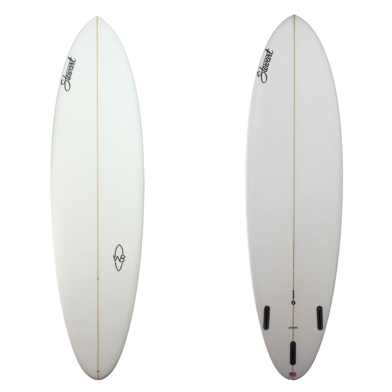 Stewart Mid-Length 7'0" Funline 11 (7'0", 22", 3") B#128565 clear and sanded only 