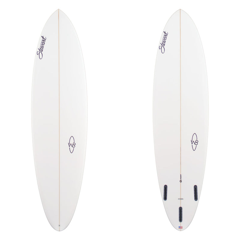 Stewart Mid-Length 7'0" Wild Bill (7'0", 21 1/2", 2 3/4") B#128762 clear and sanded only