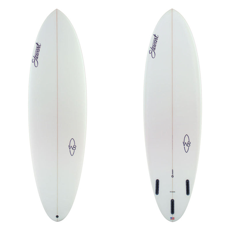 Stewart Mid-Length 6'6" Wild Bill (6'6", 21 1/2", 2 3/4") B#129015 clear and sand only