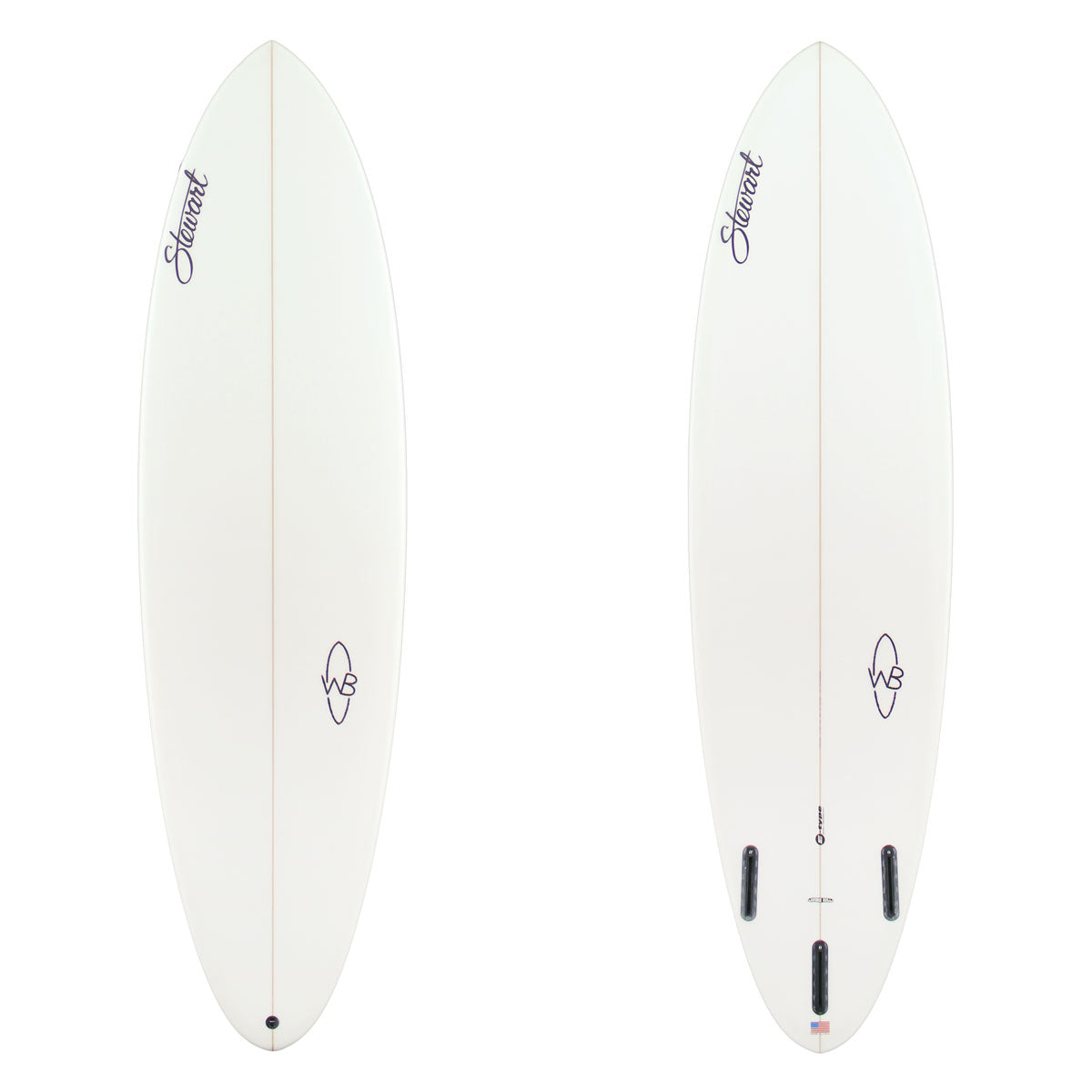 Stewart Mid-Length 6'6" Wild Bill (6'6", 21", 2 5/8") B#129147 clear and sanded only