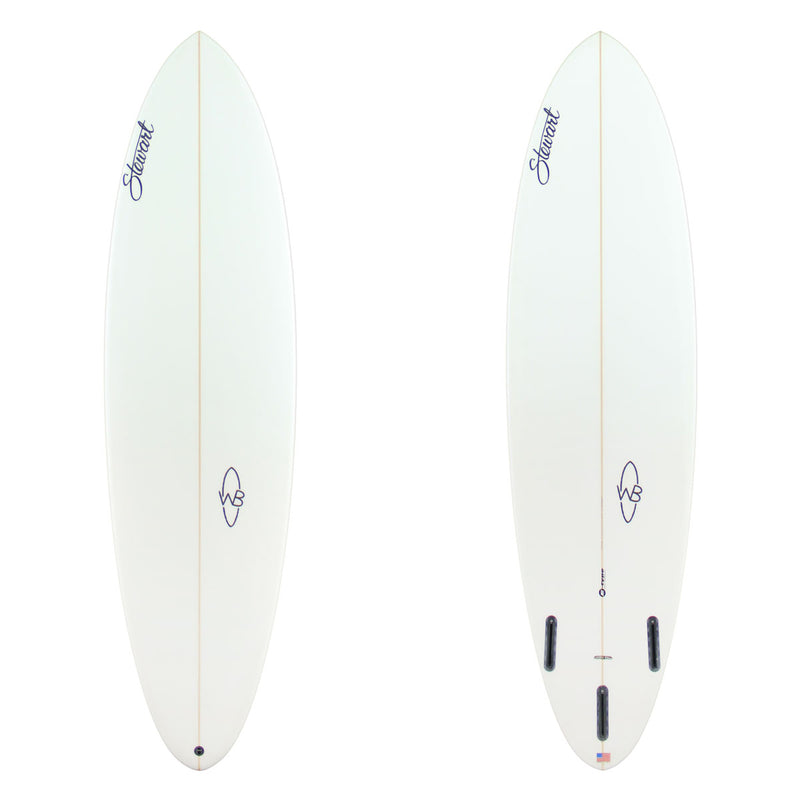 Stewart Mid-Length 6'8" Wild Bill (6'8", 21 1/4", 2 3/4") B#129738 clear and sanded only