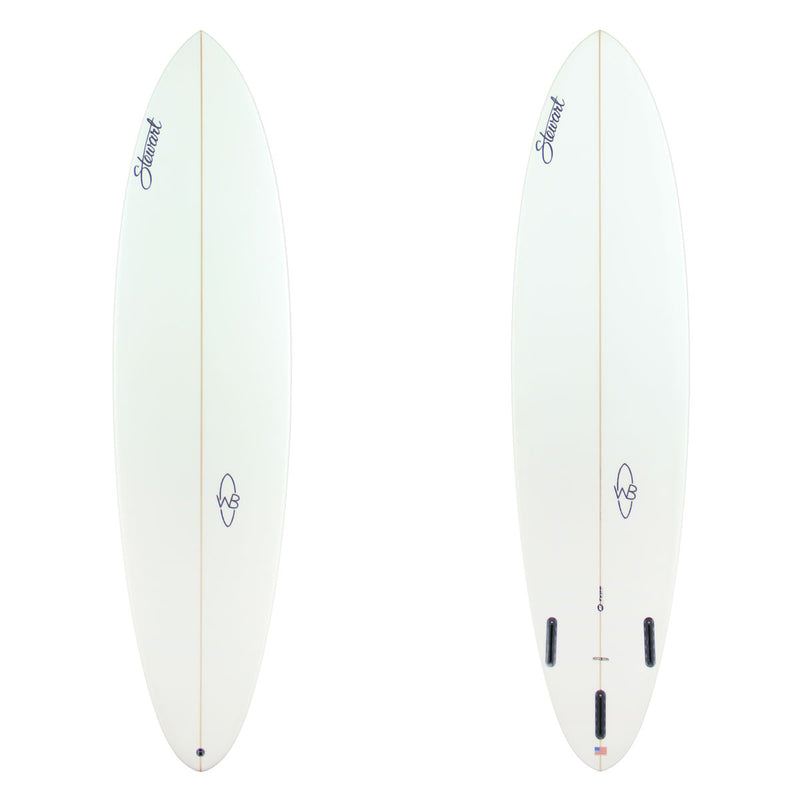 Stewart Mid-Length 7'6" Wild Bill (7'6", 22", 2 7/8") B#129775 clear and sanded only
