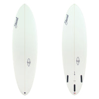 Stewart Mid-Length 6'2" Wild Bill (6'2", 20 3/4", 2 5/8") B#129826 clear and sanded only with black logos