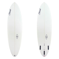 Stewart Midlength 6'4" Wild Bill (6'4", 21", 2 3/4") B#129968 Clear with Black Logos, Sand Only