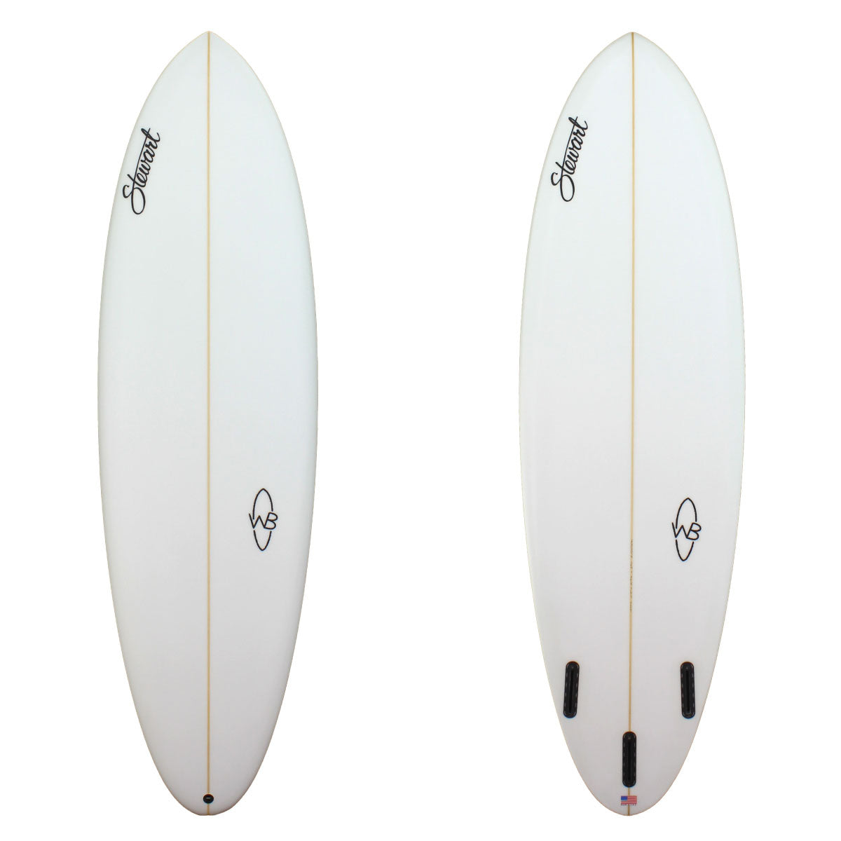 Stewart 6'9" Wild Bill (6'9", 21 3/8", 2 3/4") B#127912 Sanded Clear