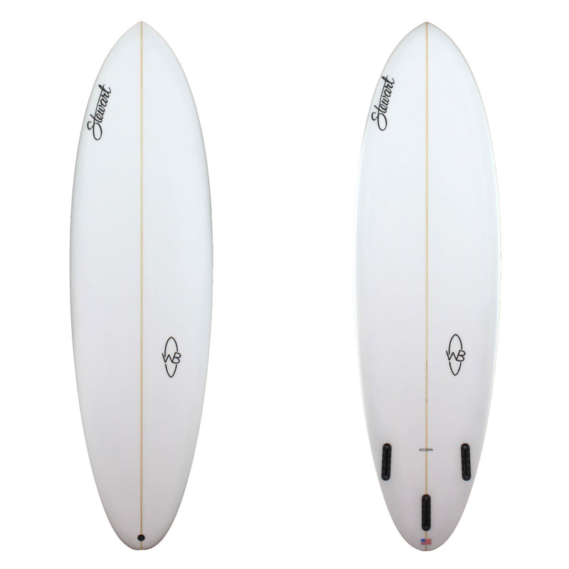 Stewart Mid-Length 7'0" Wild Bill (7'0", 21 1/2", 2 3/4") B#128511 clear sand only finish 