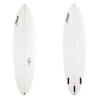 stewart wild bill mid length with clear glassjob and black logos 