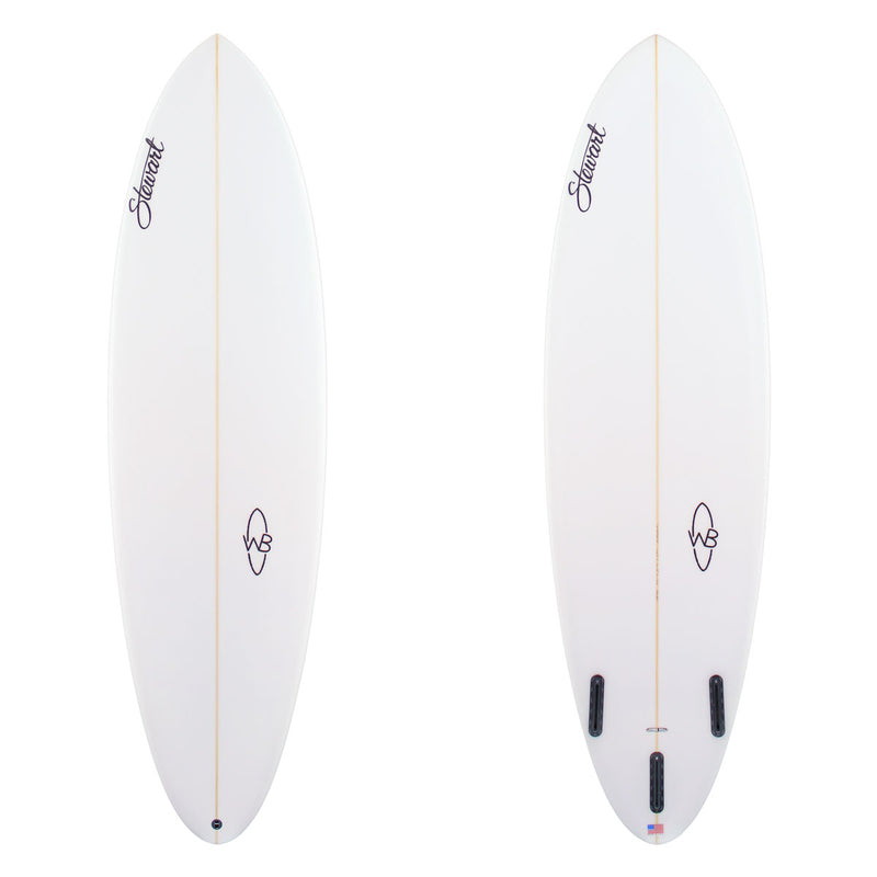 wildbill mid length with clear glassjob black logos 