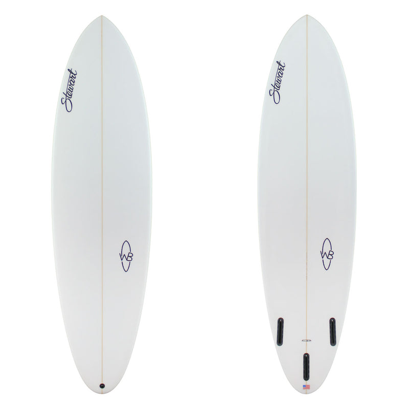 Stewart Mid-Length 6'6" Wild Bill (6'6", 21", 2 5/8") B#129145 clear and sanded only