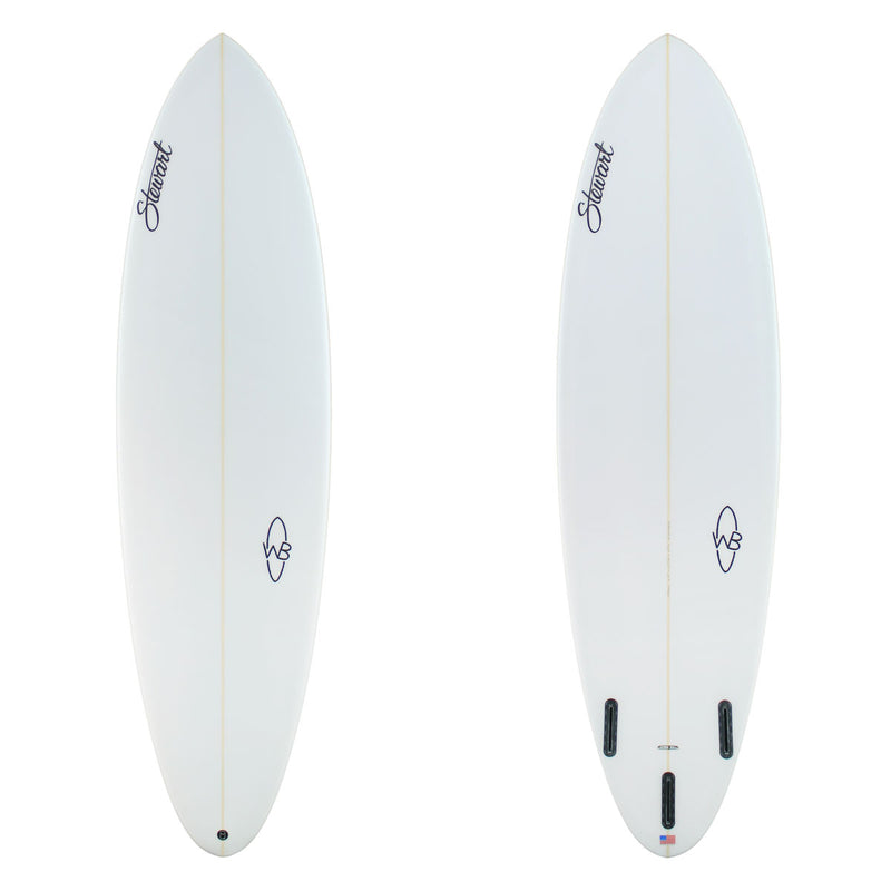 Stewart Mid-Length 6'9" Wild Bill (6'9", 21 3/8", 2 3/4") B#129463 clear and sanded only