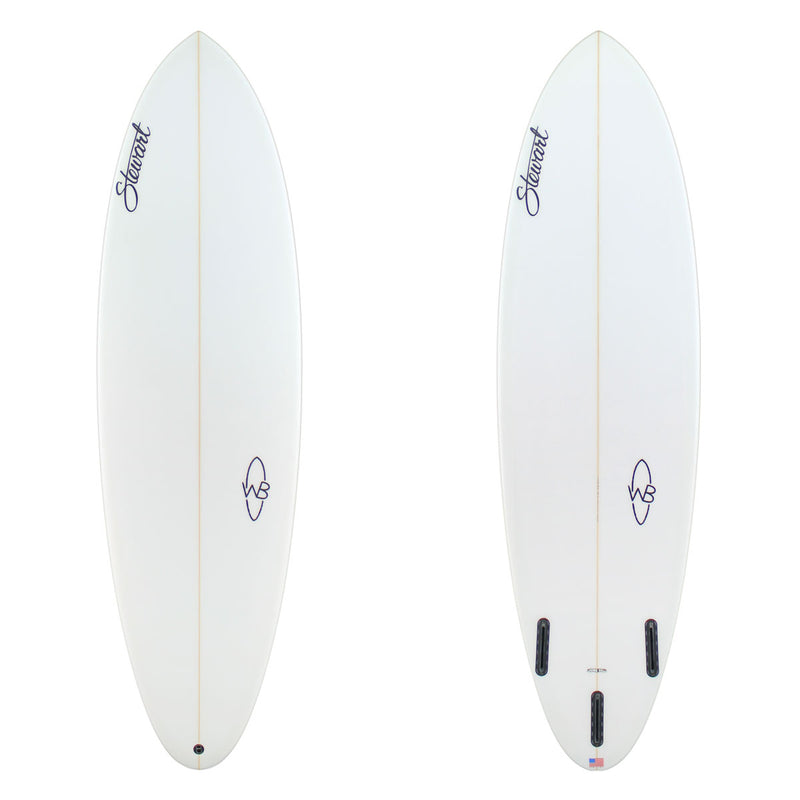 Stewart Mid-Length 6'2" Wild Bill (6'2", 20 3/4", 2 5/8") B#129497 clear and sanded only