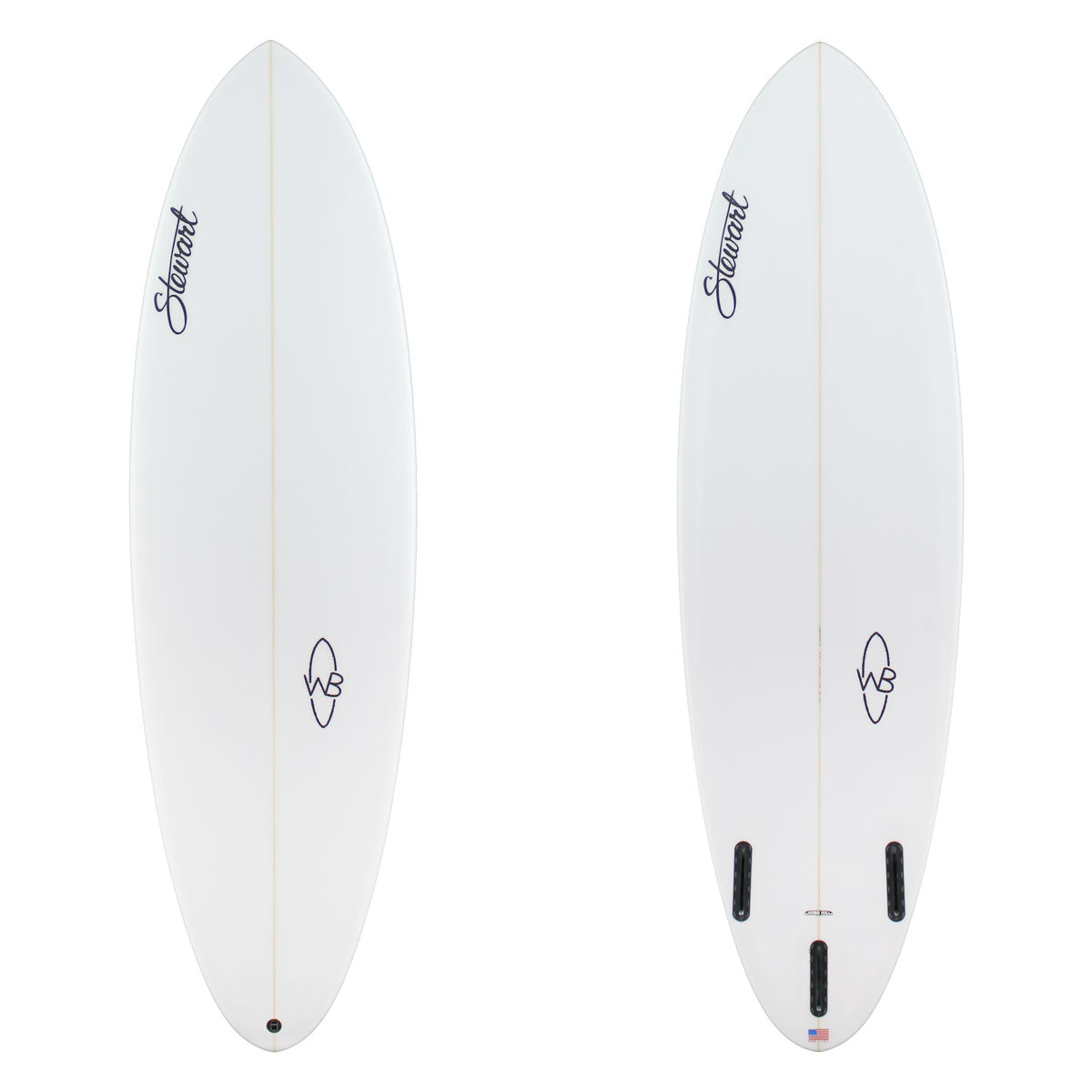 Stewart Shortboard 6'0" Wild Bill (6'0", 20 1/2", 2 1/2") B#129733 clear and sand only