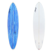 Stewart Mid-Length 7'0" Wild Bill (7'0", 21 1/2", 2 3/4") B#129772 with an acid splash panel on the deck