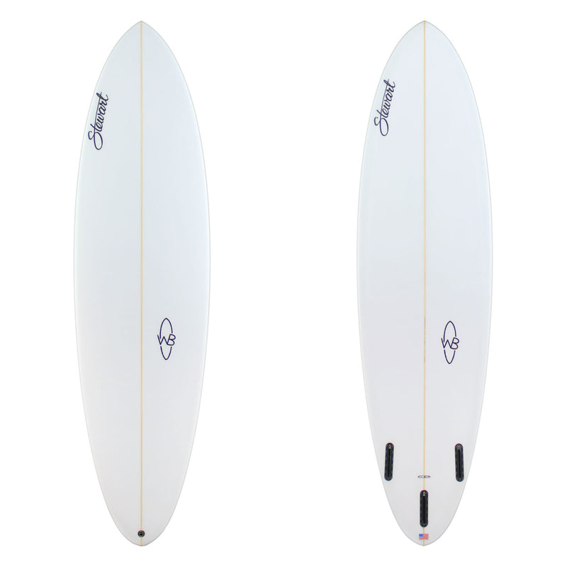 Stewart Longboard 6'9" Wild Bill (6'9", 21 3/8", 2 3/4") B#129842 clear and sanded only