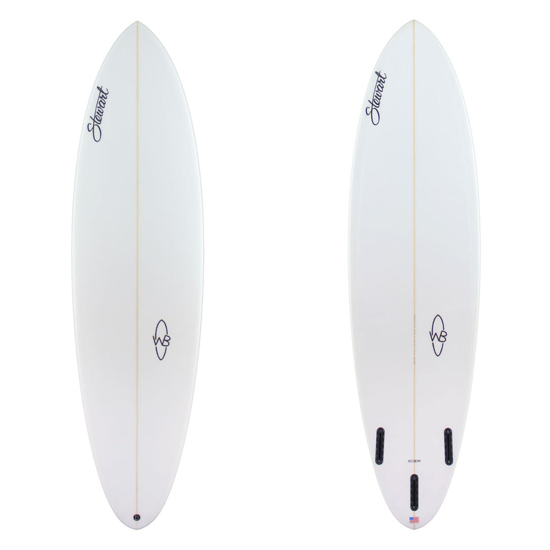 Deck and bottom view of a clear Wild Bill 