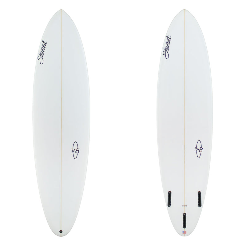 Stewart Mid-Length 7'0" Funline 11 (7'0", 22", 3") B#129508 clear and sanded only