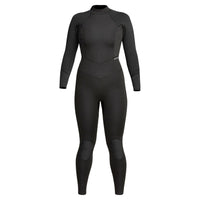 XCEL WETSUITS WOMEN'S AXIS 3/2mm BACK ZIP FULLSUIT BLACK FLORAL