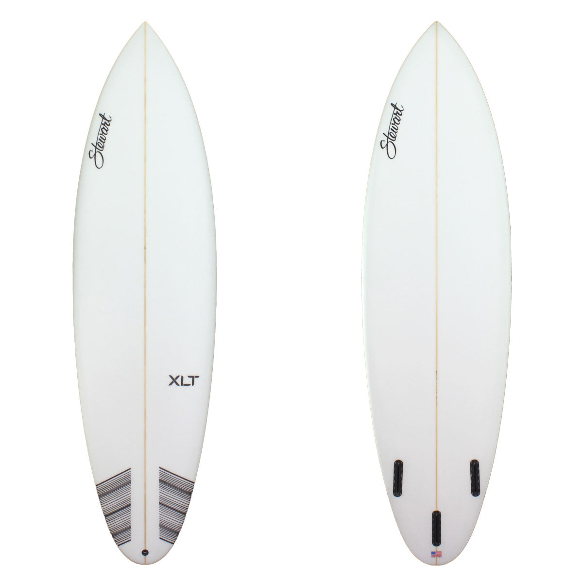 Stewart Shortboard 7'2" XLT (7'2", 21 1/2", 3") B#126501 clear and sanded 