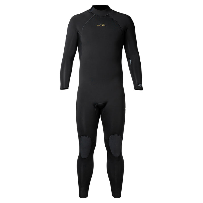 XCEL MEN'S COMP BACK ZIP  FULLSUIT 4/3MM
