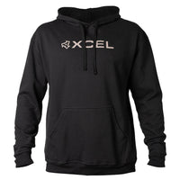 XCEL MEN'S CORP LOGO HOODED PULLOVER FLEECE