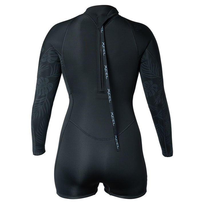XCEL WOMEN'S AXIS L/S BACK ZIP BOY CUT SPRINGSUIT 2mm