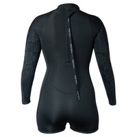 XCEL WOMEN'S AXIS L/S BACK ZIP BOY CUT SPRINGSUIT 2mm
