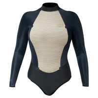 XCEL WOMEN'S COMP +L/S BACK ZIP BOY CUT SPRINGSUIT 2/1.5mm