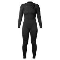 Black wetsuit on a white background