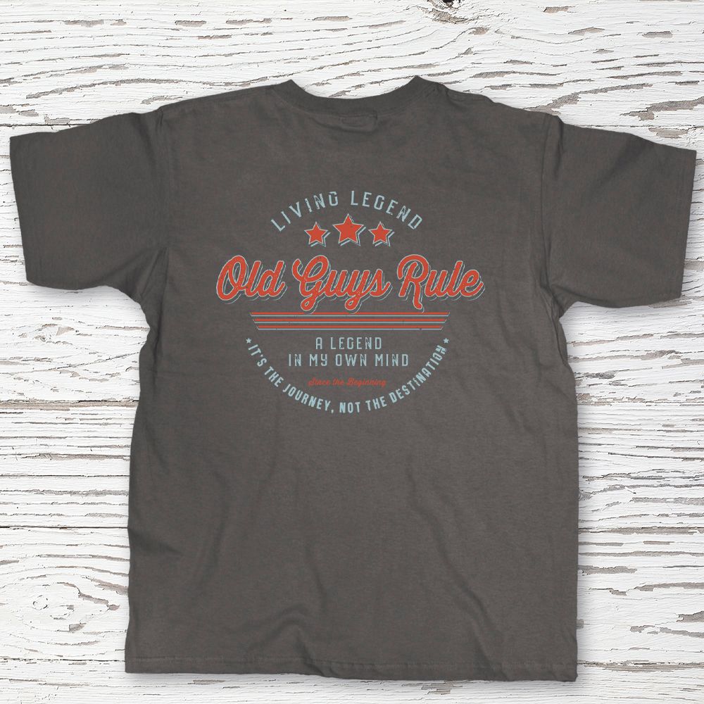 OLD GUYS RULE - LIVING LEGEND T-SHIRT