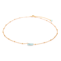 LOTUS & LUNA STONE OF THE EARTH NECKLACE