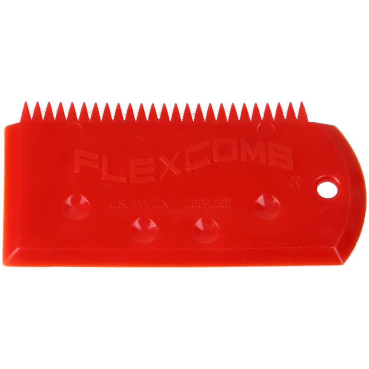Red Flexcomb on a white background