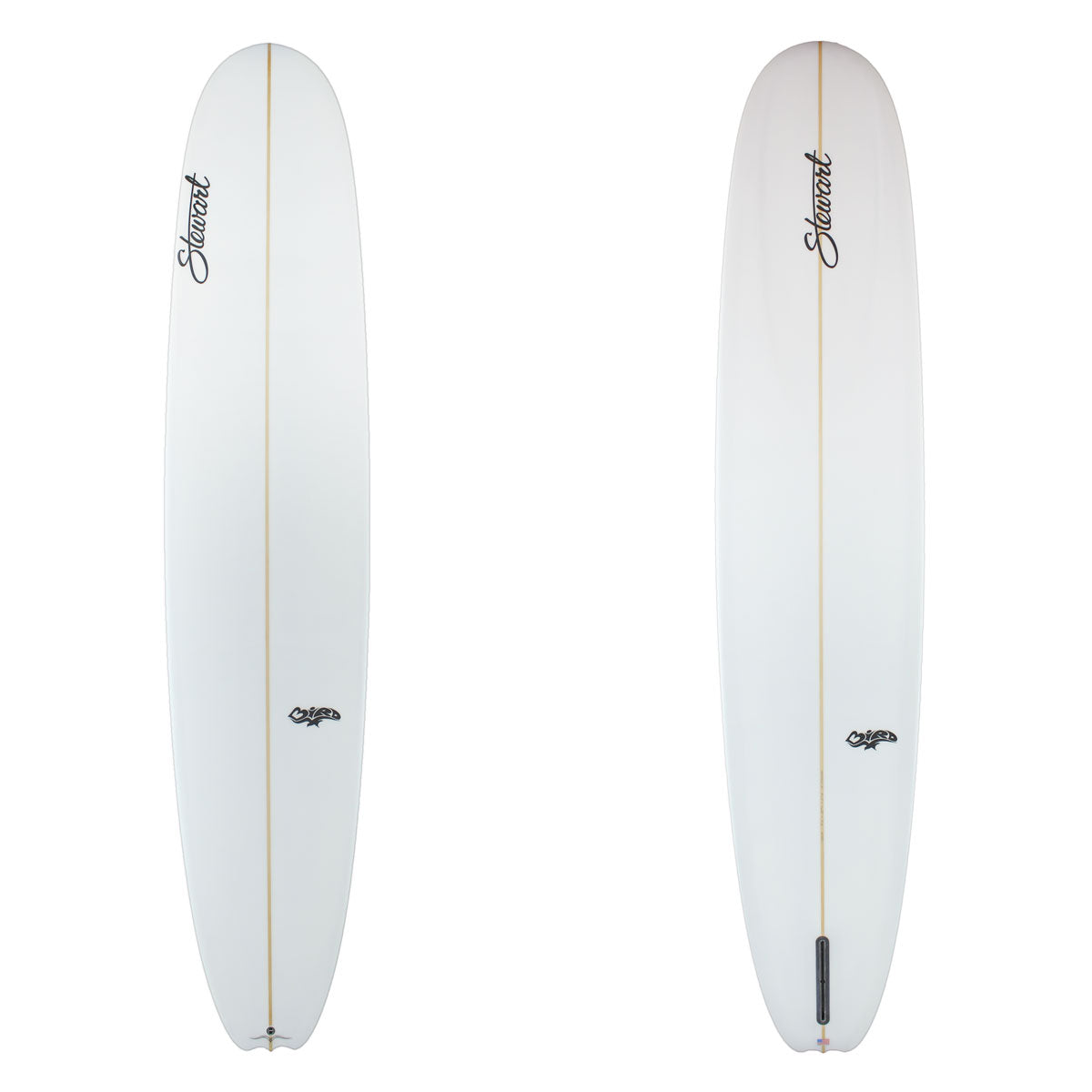 Stewart Longboard 9'8" Bird (9'8", 23 3/4", 3 3/8") B#128670 clear and sanded only