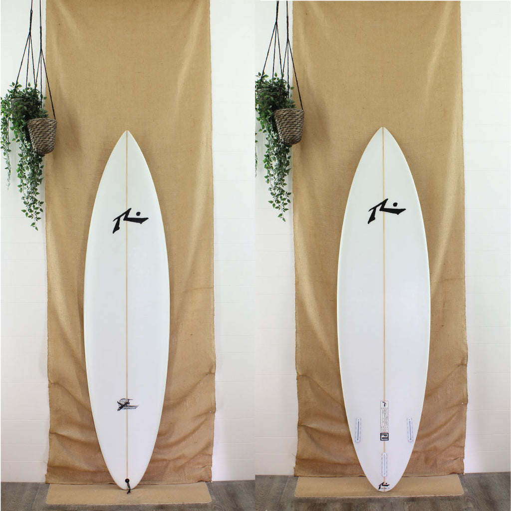 USED Rusty 7'0" x 20 1/4" x 2 3/4" Traveler TWO step up shortboard POLY