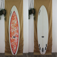 Stewart 949 Comp mid length with orange paint swirl on deck 