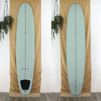USED - Kai Salas Tsunami composite longboard 9'6" x 23" x 3" single fin, mint color with tail pad