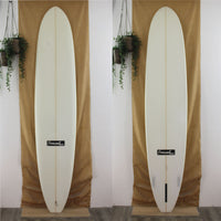 USED Farewell 9'6" x 22 7/8" x 3" Poly Longboard clear glassjob 