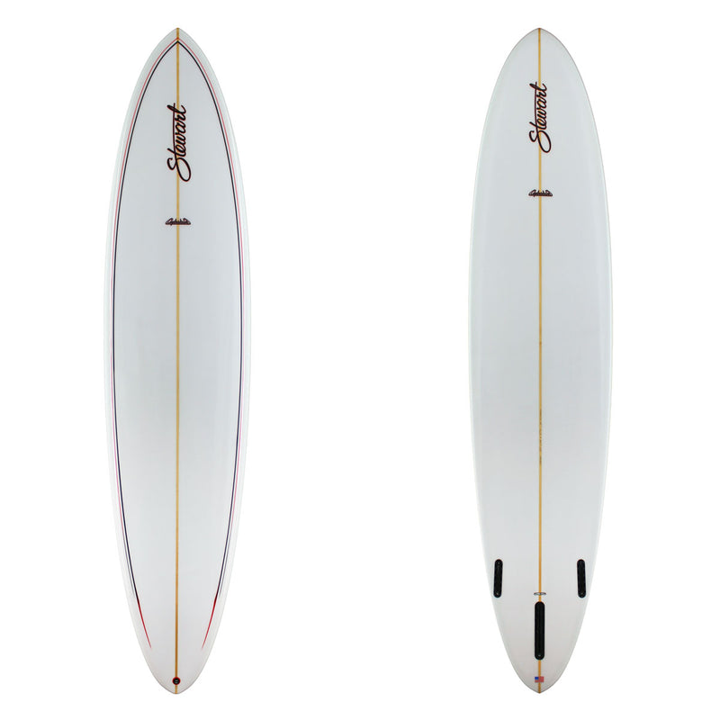stewart clydesdale with gloss finish and black and red pinlines 