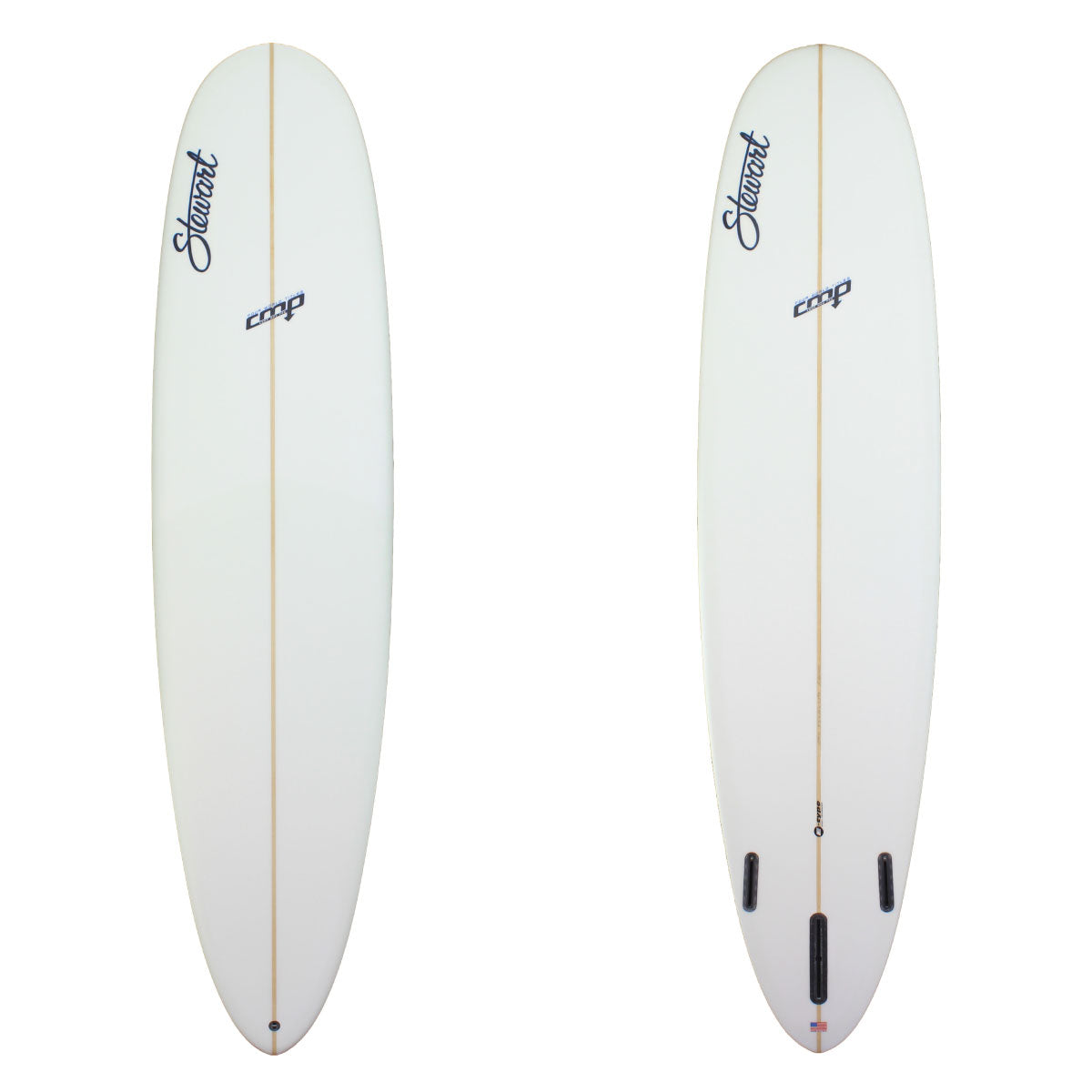 8'6" CMP Stewart Longboard (8'6", 22 1/4", 2 5/8") B#127810 Sanded Clear top and bottom