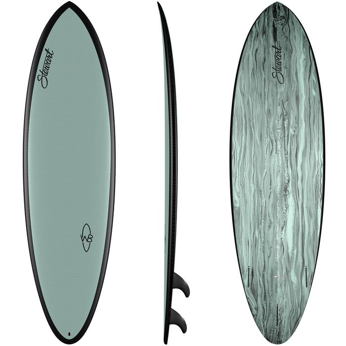 Inverted Rocker Surfboard HYDROCUSH HIGH PERFORMANCE SOFT-TOP SURFBOARDS | Stewart Surfboards