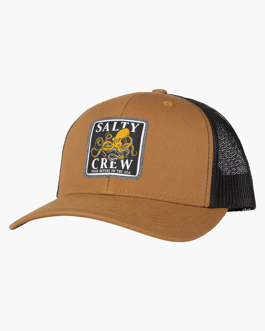 SALTY CREW INK SLINGER RETRO TRUCKER HAT CAM/BLK