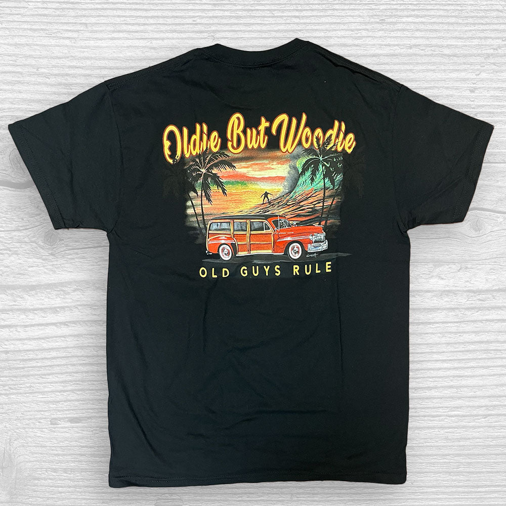 OLD GUYS RULE - OLDIE BUT WOODIE T-SHIRT