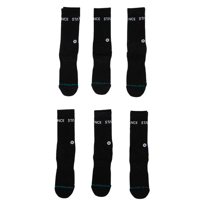 STANCE ORIGIN 6 PACK CREW SOCKS