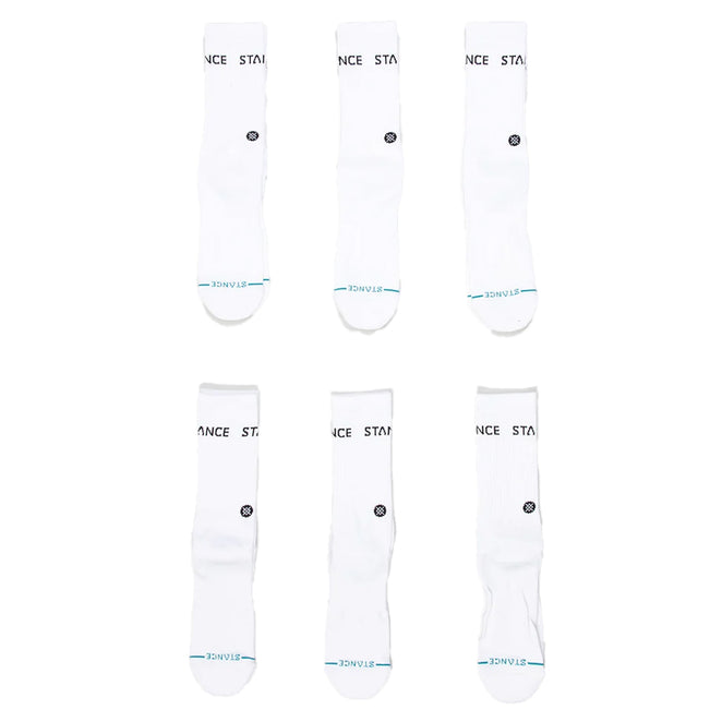 STANCE ORIGIN 6 PACK CREW SOCKS