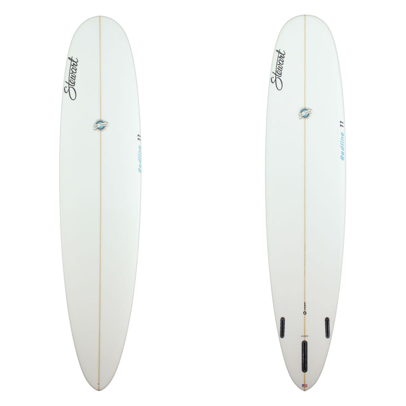 Stewart Longboard 9'0" Redline 11 (9'0", 23 1/4", 3 1/8") B#127157 clear sanded only
