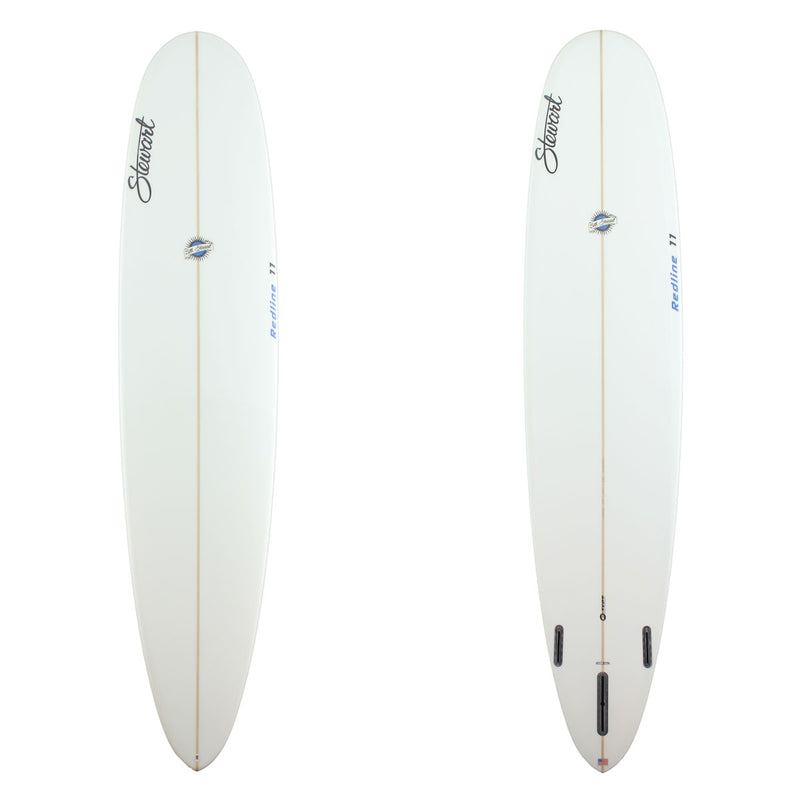 Stewart Longboard 9'0" Redline 11 (9'0", 23 1/2", 3 5/8") B#128656 clear sanded only