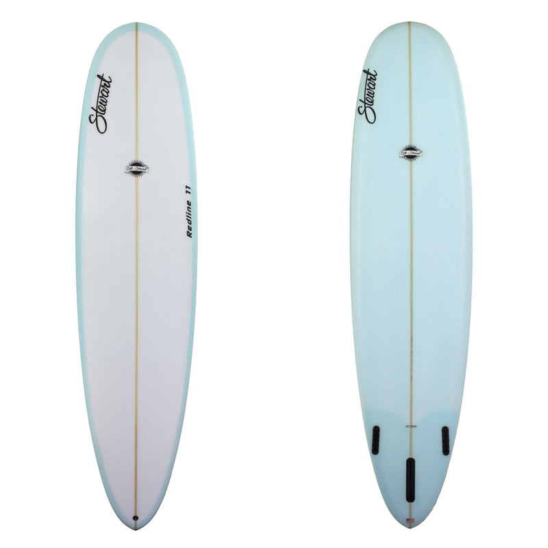 redline 11 longboard surfboard with coke bottle tint B&R