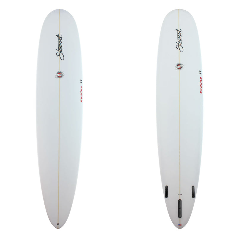 Stewart Longboard 9'0" Redline 11 (9'0", 23 1/2", 3 1/8") B#128685 clear and sanded only