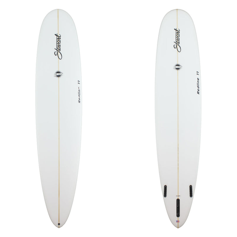 Stewart Longboard 9'0" Redline 11 (9'0", 24", 3 1/4") B#128698 clear and sand only 