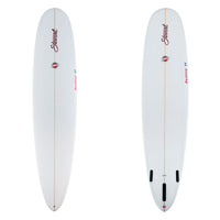 stewart redline 11 longboard with clea glass red logo