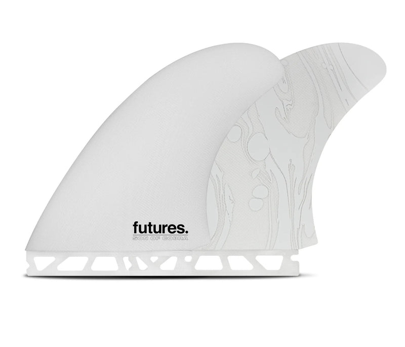 FUTURES SOC FG TWIN FIN GRAY MARBLE